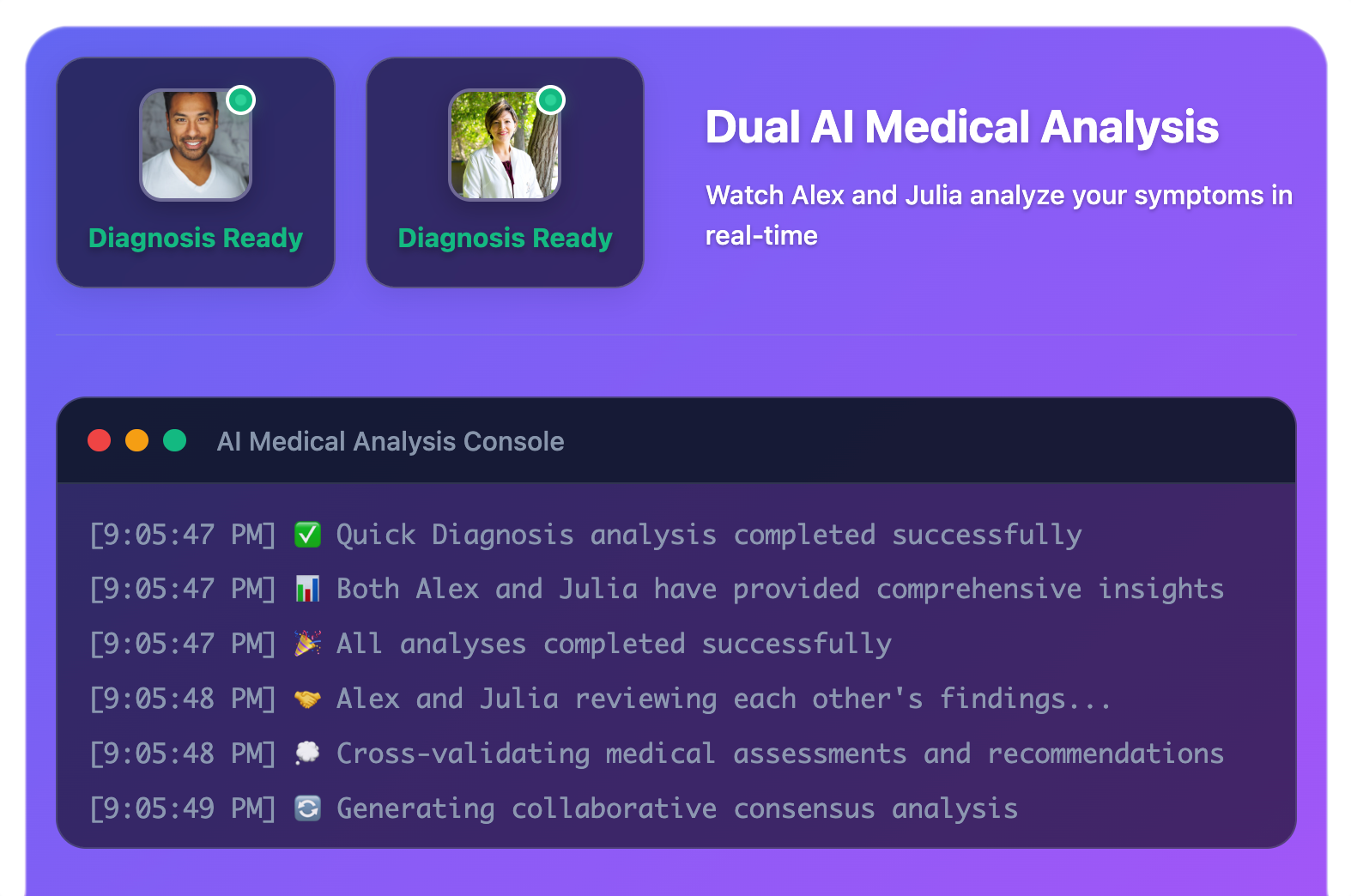 AI Medical Consultation Interface